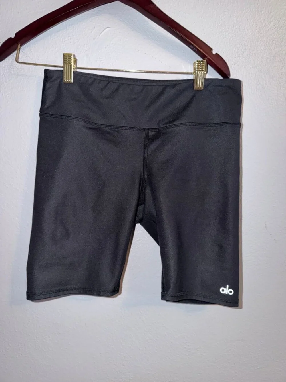 Alo Yoga black biker shorts